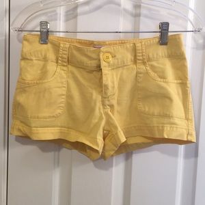 Yellow shorts